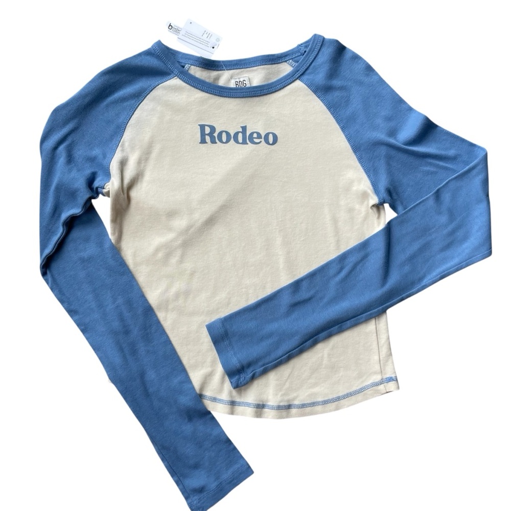 NWT Urban Outfitters BDG Long Sleeve Top | Blue | Rodeo | Size M